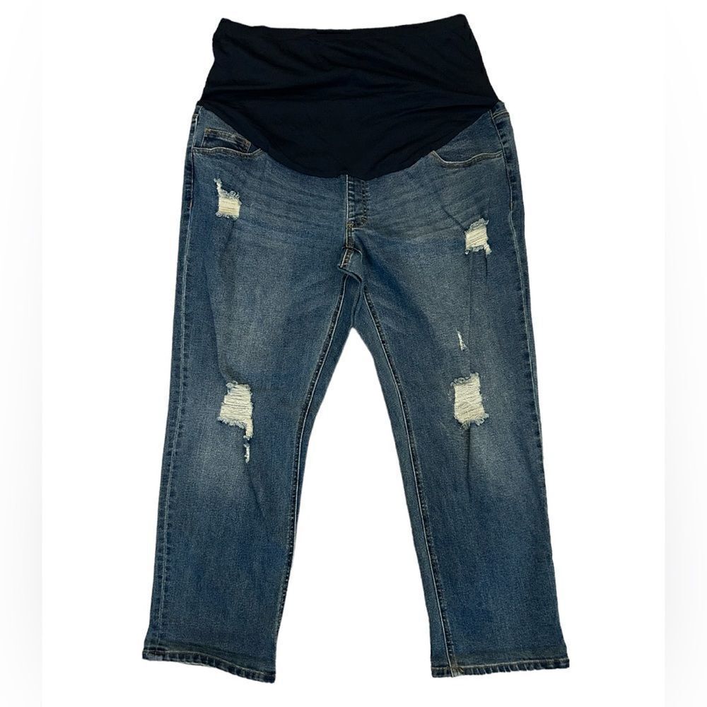 Time And Tru Distressed Maternity Jeans Size XXL
